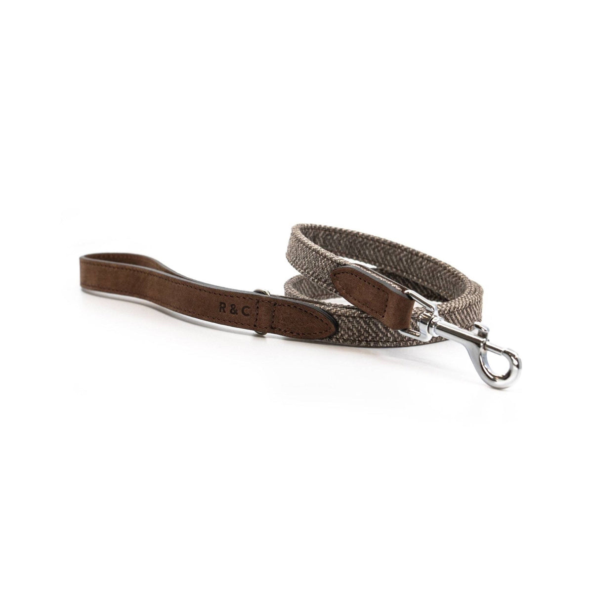 The Lincoln Tweed & Leather Dog Lead